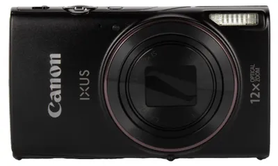Produktbild von Canon Kompaktkamera IXUS 285 HS, 20,2 MP, 12-facher optischer Zoom, WLAN, NFC, Full HD, schwarz