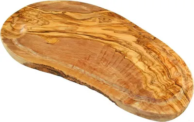 Produktbild von Steakbrett RUSTIKAL (Länge ca. 36-39 cm) mit Saftrille & ohne Griff