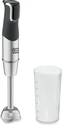 Immagine prodotto di Frullatore a immersione Jamie Oliver by Tefal, lame in acciaio inossidabile, 1200 Watt, corpo frullatore lavabile in lavastoviglie