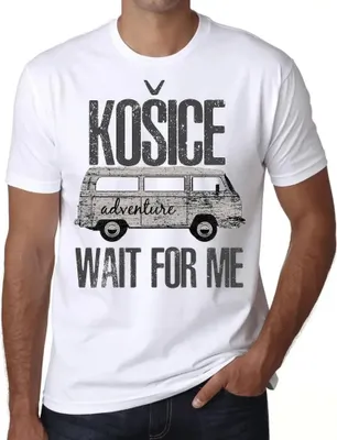 Produktbild von Herren Grafik T-Shirt Abenteuer warten auf mich in Košice – Adventure Wait For Me In Košice – Öko-Verantwortlich Vintage Jahrgang Kurzarm Lustige