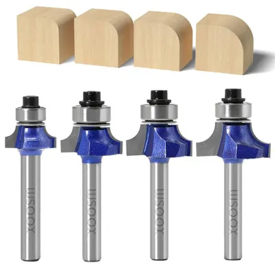 Produktbild von Solidchoice – Set mit 4 Rundfräsern für die Holzbearbeitung