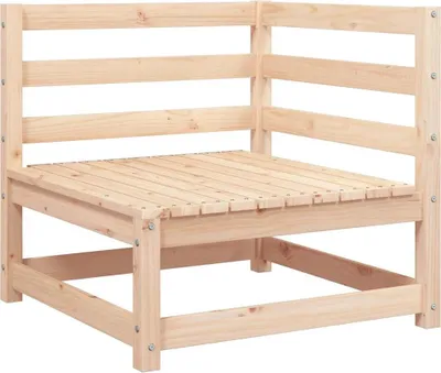Produktbild von vidaXL 2-tlg. Garten-Lounge-Set mit Kissen Kiefer Massivholz
