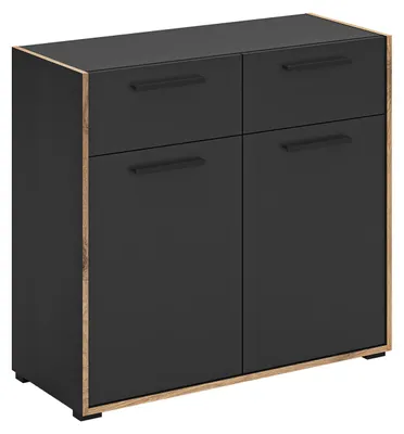 Produktbild von Kommode Bueno | Basalt grau / Nox Oak