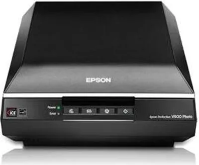 Immagine prodotto di Scanner piano Epson Perfection V600 - Risoluzione ottica 6400 dpi - Profondità colore 48 bit - Scala di grigi 16 bit - USB