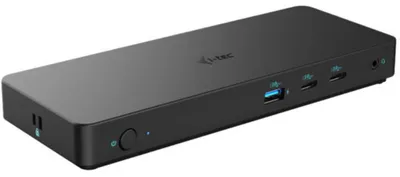 Produktbild von i-tec USB-C Triple Display Docking Station Gen 2 Pro + Power Delivery 100W, Kabelgebunden, USB 3.2 Gen 1 (3.1 Gen 1) Type-C, 100 W, 3,5 mm, 10,100,1000 Mbit/s, Schwarz