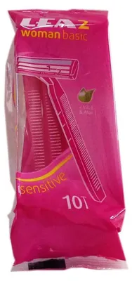 Obrázok produktu pre LEA Woman Basic Sensitive 10x jednorazové holiace strojčeky s dvojitým ostrím