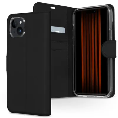 Produktbild von Accezz Wallet TPU Klapphülle iPhone 15 Plus - Schwarz