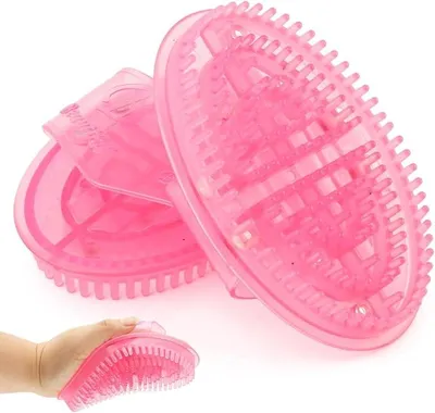 Produktbild von 2er Set Meridian Massagebürste mit Magneten, Ganzkörper Massagegerät, Kunststoff, für Rücken, Beine, Nacken, Kopf, Entspannung & Durchblutung