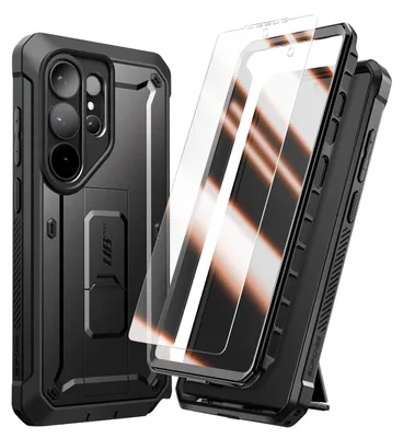 Produktbild von Supcase, Galaxy S26 Ultra Unicorn Beetle Pro 360 Grad Hülle mit Schutzfolie, Schwarz