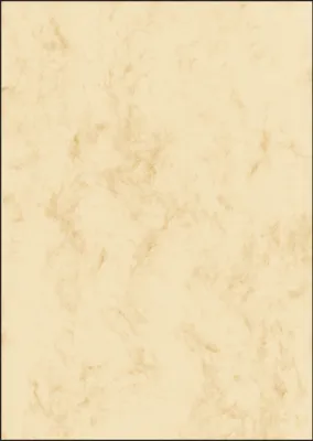 Zdjęcie produktu dla SIGEL DP181 Papier marmurkowy, beżowy, A4, 90 g/m², 25 arkuszy