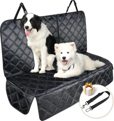 Produktbild von Famanu Autoschondecke für Hunde - Wasserfest und Kratzfest - Für die Rückbank