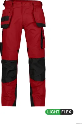 Produktbild von DASSY Arbeitshose MAGNETIC Gr. 58 MINUS rot/schwarz
