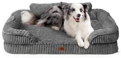 Immagine prodotto di Cuccia ortopedica per cani, taglia media, 104x69 cm, colore grigio