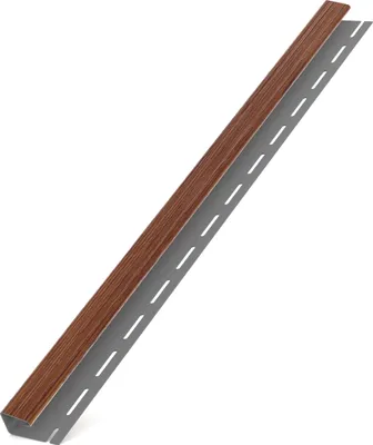 Produktbild von Kunststoffpaneele Nussbaum B-1,50m Wandpaneele Deckenpaneele Abschlussleiste J 1,50m
