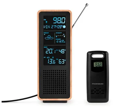 Produktbild von Thomson Ws102tbk Wetterstation Durchsichtig  Durchsichtig One Size