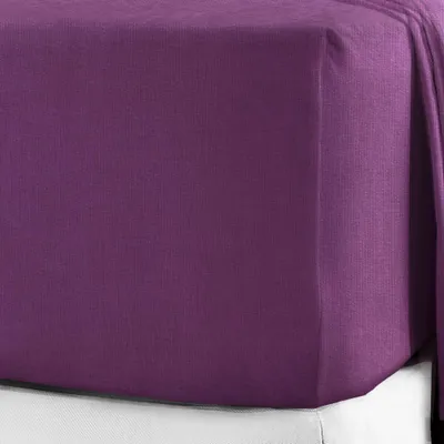 Obrázok produktu pre obliečky: prikrývka z 100% česanej bavlnenej flanely, rozmery 25 cm, farba: fialová