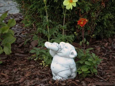 Image de Porochenko le buveur Figure Statue Alcoolique Sculpture Jardin Ivrogne S101014
