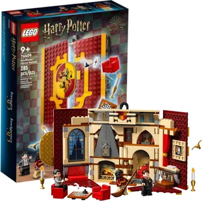 Zdjęcie produktu dla LEGO Harry Potter Flaga Gryffindoru™, Zestaw do budowania, 9 lat(a), Plastik, 285 szt., 410 g