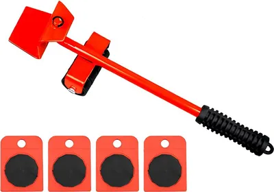 Produktbild von Möbelheber-Set mit Schwerlast-Transportrollen für mühelosen Möbelumzug