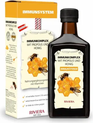 Obrázok produktu pre RIVIERA Imunitný komplex s propolisom a medom 250 ml
