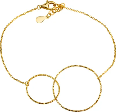 Produktbild von Celesta Silber Armband 925 Silber vergoldet diamantiert