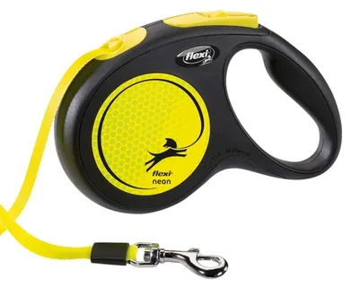 Produktbild von flexi New NEON M Gurt 5 m schwarz
