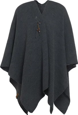 Produktbild von Knit Factory Jazz Poncho Cape - Anthrazit - One Size