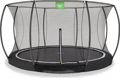 Image de EXIT Black Edition Trampoline ø427cm – Enterré – Trampoline Enterrée – Rond – pour Enfants – Noir