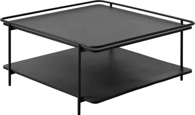 Productafbeelding van Salontafel Yuba Zwart 75x75cm - Giga Living