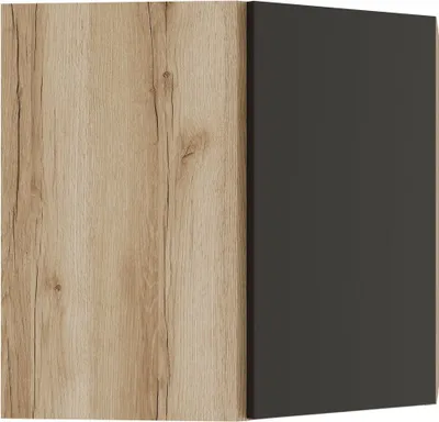Produktbild von Optifit Eckhängeschrank Noah420 BxTxH 60 x 34,6 x 57,6 cm anthrazit matt zerlegt Anschlag reversibel KLNO OED606-0+