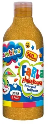 Zdjęcie produktu dla Bambino Farba Plakatowa Złota 500 ml