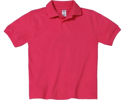 Produktbild von Kinder-Poloshirt, Kurzarm - B&C SAFRAN/K - fuchsia - Größe 12/14