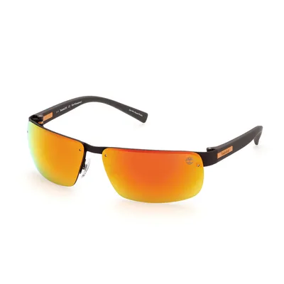 Produktbild von Timberland - Sonnenbrille für Herren  TB9236-Form rechteckig, Farbe Grau, Gläsern farbe verspiegeltes Gold,