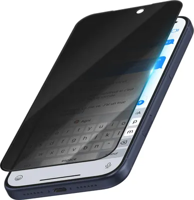 Zdjęcie produktu dla Tactical Glass Shield Privacy 5D dla iPhone 17 Pro Max czarny