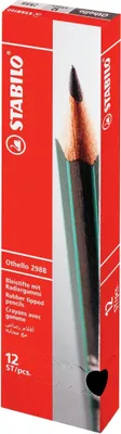 Image de STABILO Crayon Othello avec gomme, dureté : 2B