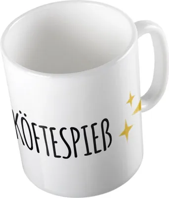 Produktbild von Huuraa Kaffeetasse Köftespieß Emoji Geschenk Tasse Weiß 330ml Köftespieß Emoji Präsent
