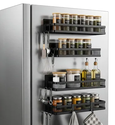 Productafbeelding van Magnetische kruidenhouder voor de koelkast - Ruimtebesparende organisatie voor de keuken