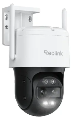 Zdjęcie produktu dla Kamera przemysłowa Reolink 4K 8MP Wi-Fi 6 PTZ do użytku zewnętrznego, z podwójnym obiektywem, automatycznym śledzeniem i zoomem, kamera Wi-Fi do użytku zewnętrznego z 3 trybami inteligentnego wykrywania, 30-metrowym zasięgiem noktowizji kolorowej, podwójnym widokiem i technologią TrackMix Wi-Fi