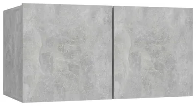 Obrázok produktu pre vidaXL TV nástenná skrinka Betónová sivá 60x30x30 cm