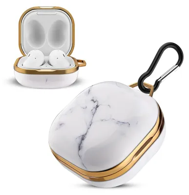 Obrázok produktu pre Cadorabo Puzdro pre Samsung Galaxy Buds PRO/LIVE/Buds 2 Design White Prenosné IMD slúchadlá Ochranné puzdro