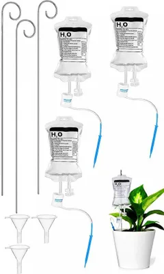Immagine prodotto di Set di irrigazione automatico da 3 pezzi, 350 ml, per interni ed esterni