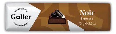 Zdjęcie produktu dla Batonik czekoladowy Galler Dark Espresso, 70 g