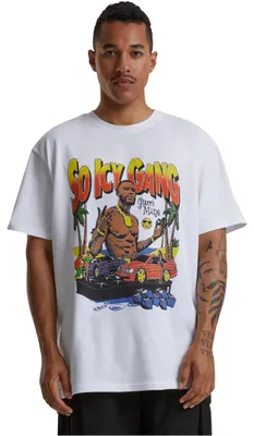 Produktbild von Mister Tee Gucci Mane So ICY Oversize Tee White, XS