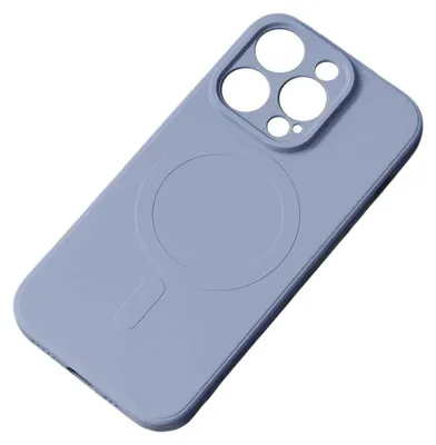Image de Housse en silicone avec MagSafe pour Samsung Galaxy S25 Edge - Gris
