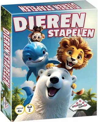 Productafbeelding van Identiteitspel: Dierenstapelspel – voor 2 spelers