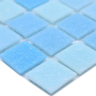 Produktbild von Schwimmbad Pool Mosaik North Sea Hellblau Mix