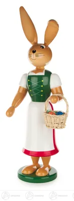 Produktbild von Osterhäsin Häsin mit langem Rock und Schürze Höhe = 55cm NEU