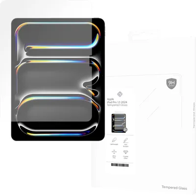 Produktbild von Schutzfolie Apple iPad Pro 13 (M4 2024), iPad Pro 13 (M5 2025) - Panzerglas - Cazy - Transparant