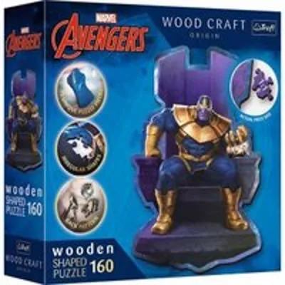 Produktbild von Puzzle 160 Holzkonturiert Thanos Auf Dem Thron 20184