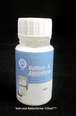 Produktbild von Voll- und Abtönfarbe Weiß 125 ml